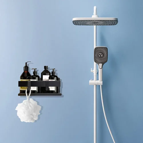 قفسه مستطیل حمام با آویز متحرک